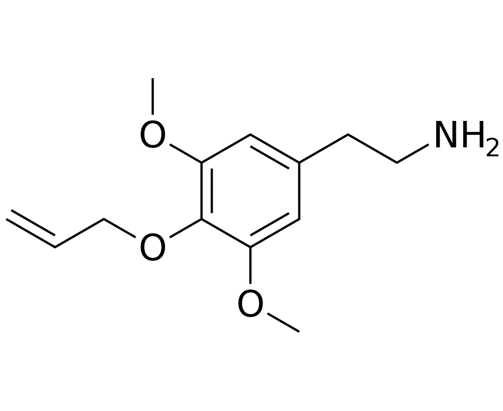 Allylescaline chemical structure