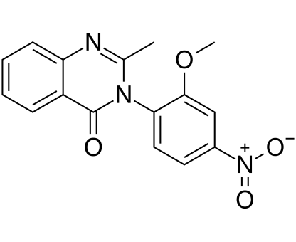 Nitromethaqualone chemical structure